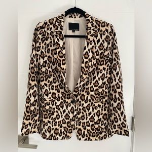 Banana Republic leopard print blazer